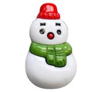 Couvre-boutons - Bonhomme de neige de Noël, décorations de poignée de placard en silicone pour armoire de cuisine, tiroir, porte, armoire, boutons de porte décoratifs, décoration de vacances |