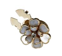 Couvre-boutons - Clip De Couvre-bouns Élégant En | Bouton De Décoratif 8g, Bouton De Manchette En Strass Fleur Adaptable, Couvre-boutons Faciles À Utiliser D'une Seule Main Pour Femm