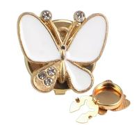 Couvre-boutons pour chemisiers pour femmes, accessoires fantaisie en forme de papillon, couvre-boutons en strass-pour chemisiers de
