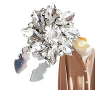 Couvre-boutons pour femme - cache-boutons brillants pour chemises, pour boutons de manchette alla, clips à manches longue durée | Amélioration de la tenue formelle polyvalente pour chemises, robes, Ab