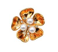 Couvre-boutons pour femmes - Accessoires de fantaisie en perles florales | Architecture en alliage de zinc avec nacre synthétique brillant et mécanisme de charnière à ressort pour robes, smokings et