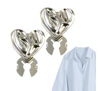 Couvre-Boutons pour Femmes Kit 2 Pièces Artisanat Bijou en Forme de Cœur