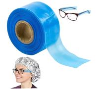 Couvre-bras de lunettes 200 pièces, manchon de lunettes jetable contre la couleur des cheveux, teinture capillaire, convient à toutes les tailles bleues, couvre-bras