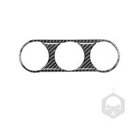 Couvre-cadre en fibre de carbone, garniture, accessoire, décoration, compatible avec Mazda MX5 ND 2016-2020 (classique, boutons de commande du climatiseur AC 04)