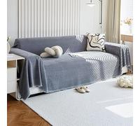 Couvre-canapés pour 3 Coussins Canapé-Chignon Lavable en Soft Jacquard Hlebovers Couvercle de Au Caramel pour Les Enfants Couvercles Canapés Chenille Doux Couverture de Couverture Dark Gray 230 * 300