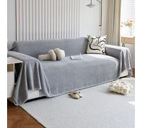 Couvre-canapés pour 3 Coussins Canapé-chignon Lavable en Soft Jacquard Hlebovers Couvercle de Au Caramel pour les Enfants Couvercles Canapés Chenille Doux Couverture de Couverture light gray 230*300