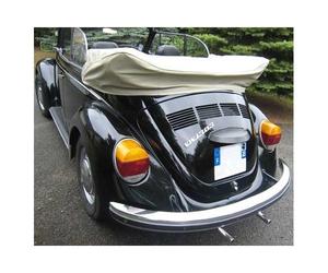 Couvre capote en Vinyle Blanc cassé pour Volkswagen Coccinelle 1303 Cabriolet 73 ->07/77