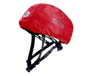 Couvre-casque anit-pluie enfant rouge