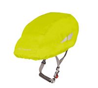 Couvre-casque imperméable jaune néon