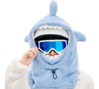 Couvre-Casques de Ski en Peluche en Forme de Poisson | Chapeau pull chaud d ' hiver pour la protection du visage et du cou, couvre-chef coupe-vent pour les activités de ski