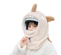 Couvre-Casques de Ski en Peluche en Forme de Poisson | Chapeau pull chaud d ' hiver pour la protection du visage et du cou, couvre-chef coupe-vent pour les activités de ski