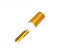 Couvre-chaîne Arrière CNC Alliage Léger pour Single-Speed | Alliage aluminium CNC, finition pour premium, léger et , protection optimale contre les rayures(gold)