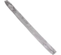 Couvre-chaîne Fil anti-poussière Flannelette Tissu 60cm Longueur 5cm Largeur avec Fermeture à glissière pour Protection Gris