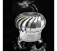 Couvre-champ de cheminée à l'extérieur, turbine de toit pour toit en métal et maisons, bouchon de ventilation de toiture non électrique autour de 4 6 8 10 12 15 20 pouces (taille: 400 mm / 15,7
