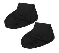 Couvre-chaussures Anti-sable Haut, Ajustable, Respirant, Noir, L, 1 Paire | Fibre de Lait, Structure Haute Couvrante, pour Plage et Dunes, Léger, Portable, Homme et Femme