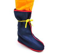 Couvre-Chaussures Cosplay de Son Goku | Protections Chaussures avec Fermetures à Scratchs pour Costume