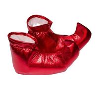 Couvre-chaussures de clown de fête, chaussures de danse et de jeu de rôle pour le carnaval et les spectacles, rouge, Taille unique pour tous