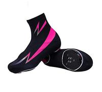 Couvre-Chaussures de Cyclisme Hiver, Couvre-Chaussures de VéLo, Couvre-Chaussures de VéLo pour Hommes, RéSistant Au Froid Couvre-Chaussures de VéLo,Rose,M