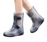 Couvre-chaussures de pluie Silicone Épaissi Réutilisable Et Pliable | Protège-Chaussures D'Extérieur Bottes De Pluie Pour École Trajet Randonnée
