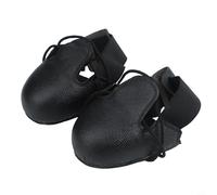 Couvre-chaussures en cuir de qualité industrielle avec protection des orteils en acier et bande de cheville élastique pour une performance fiable sur site