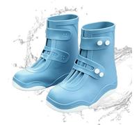 Couvre-chaussures en silicone imperméable antidérapant réutilisable pliable | Couvre-chaussures de pluie pour adultes, hommes et femmes, pour l'école, le bureau, le campus, le cyclisme, les voyages