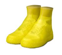 Couvre Chaussures Imperméables, Couvre-Chaussures Silicone Réutilisables, sur-Chaussures avec Semelle Renforcée Antidérapante Climat Pluvieux pour Hommes, Femmes