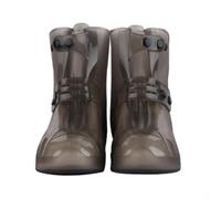 Couvre-chaussures imperméables en PVC avec semelle antidérapante pour randonnée, course à pied, trajets par temps humide et portables (36-37 gris)