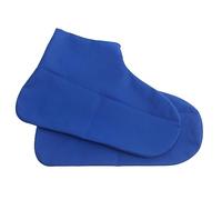 Couvre-chaussures imperméables en silicone réutilisables pour la pluie, la neige, le désert, la plage, les routes boueuses Hek119, bleu, Large