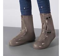 Couvre-chaussures Imperméables Housse Pliable Pour Bottes De Pluie Conception À Grande Ouverture En Forme De Secteur À 65 ° Chaussures Faciles À Mettre Et À Enlever ( Color : E , Size : Large )