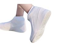 Couvre-chaussures imperméables réutilisables, Couvre-chaussures en silicone, 5 paires, imperméables, réutilisables, plusieurs tailles, multicolores(White,L Suit 38-46)