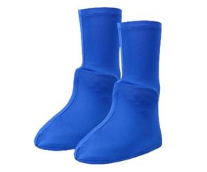 Couvre-chaussures imperméables | Surchaussures antidérapantes réutilisables élastiques pour bottes - Housse pour bottes de marche - pour extérieur, randonnée, travail, escalade, camping, course, bleu