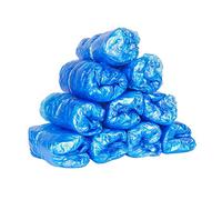 Couvre-chaussures jetables - Paquet de 100 (50 paires) Couvre-chaussures et bottespour tapis d'intérieur Protection du sol Antipoussière Extérieur Imperméable Antidérapant Durable PE/polyéthylène