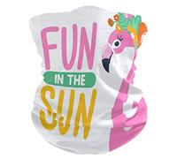 Couvre-Chef Amusement Au Soleil Flamingo Cache Cou Anti-UV Balaclava Respirant Écharpe pour Extérieur Randonnée Cyclisme