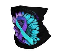 Couvre-Chef Aucune Histoire Ne Devrait Se Terminer Trop Tôt. Sensibilisation À La Prévention du Suicide2 Balaclava Durable Cache Cou Anti-Solaire Décoration Faciale pour Cyclisme 25X50CM