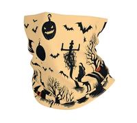 Couvre-chef chauve-souris d'Halloween - Bandana - Château - Imprimé arbre - Cache-cou - Écharpe - Masque facial - Tube magique sans couture - Cagoule multifonction pour homme et femme - Sports de