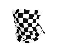 Couvre-Chef Damier Noir Et Blanc Cache-Col Respirant Écharpe Multifonction Cache-Cou pour Randonnée Jogging Course À Pied