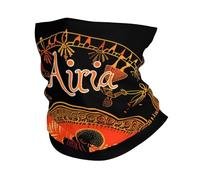 Couvre-Chef Danse Africaine Mandala Élégant Tribal Noir Décoration Faciale Vent Poussière Preuve Balaclava Respirant Cache Cou pour Extérieur Course À Pied Cyclisme