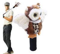 Couvre-Chef de Golf en Peluche - Couvre-Chef de Pilote de drôle | Housse de Protection Douce pour Club de Golf pour Drivers et Bois de Parcours - Style Animal de Dessin animé | Accessoire de Cou