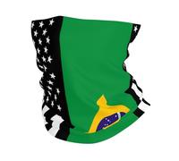 Couvre-Chef Drapeau Américain Et Drapeau du Cameroun Séchage Rapide Bandeaux Multi-Usage Écharpe Tube pour Toutes Saisons Yoga Plein Air