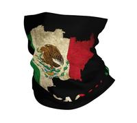 Couvre-Chef Drapeau Mexicain Rétro du Mexique UV Résistant Écharpe Unisexe Bandeaux pour Bike Plein Air Toutes Saisons