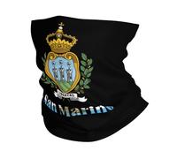 Couvre-Chef Emblème National des Saint-Marinais Séchage Rapide Bandeau Magique Anti-UV Cache-Col pour Homme Ski Randonnée