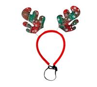 Couvre-chef en bois de renne - Serre-tête de fête d'élan marron pour animaux de compagnie | Accessoire de costume de renne mignon pour chiens de petite et moyenne taille, chats et lapins, couvre-chef