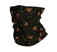 Couvre-Chef Imprimé Plante Gothique avec Dents Écharpe Multifonction Balaclava Durable Cache Cou pour Adulte Cyclisme Jogging 25X50Cm