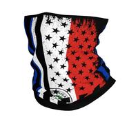 Couvre-Chef L'Amérique Et Le Paraguay Se Combinent pour Former Le Drapeau Paraguayen Décoration Faciale Unique Balaclava UV Résistant Cache Cou pour Adulte Cyclisme Randonnée 25X50CM