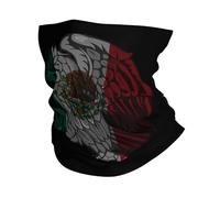 Couvre-Chef Mexicain Décoration Faciale Respirant Balaclava Durable Cache Cou pour Course À Pied Randonnée Cyclisme 25X50CM