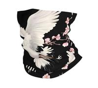 Couvre-Chef Motif De Grue Japonaise Décoration Faciale Vent Poussière Preuve Balaclava Multifonction Cache Cou pour Cyclisme Extérieur Course À Pied