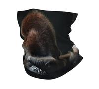 Couvre-Chef Motif Gorille Cache Cou Vent Poussière Preuve Décoration Faciale Respirant Balaclava pour Randonnée Course À Pied Extérieur