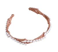 Couvre-chef multifonction orné de perles, facile à ajuster et à utiliser, accessoire de cheveux pour un look élégant au quotidien, comme décrit