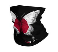 Couvre-Chef Papillon du Drapeau Malaisien Microfibre Cache-Col UV Résistant Bandana pour Plein Air Jogging Motorcycle