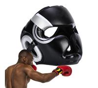 Couvre-chef pour entraînement de boxe, bouche imperméable en cuir PU | Comba de protection pour kickboxing, arts martiaux, karaté